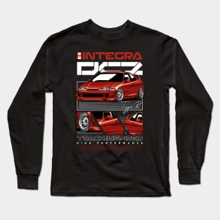 Integra Type R DC2 JDM Car Long Sleeve T-Shirt